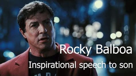 Rocky Balboa Inspirational Speech To Son Motivation Video Hd Youtube