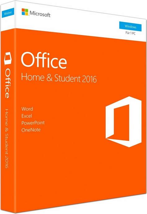 Microsoft Microsoft Office Home And Student 2016 Cd Rom Online Kaufen