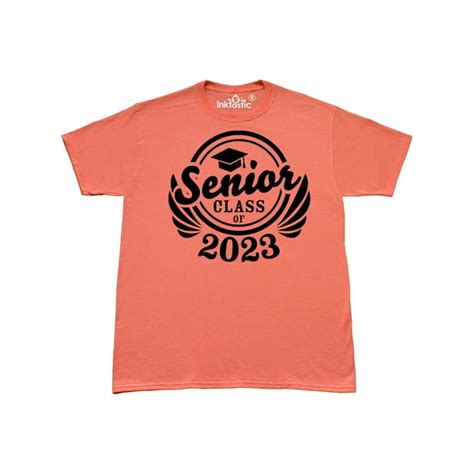 Inktastic Senior Class Of 2023 In Black With Graduation Cap T Shirt