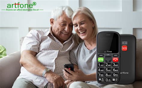 Artfone Big Button Mobile Phone For Elderly Cs181 Upgraded Gsm Mobile