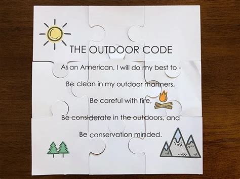 How To Make A Cub Scout Outdoor Code Puzzle Cub Scout Ideas