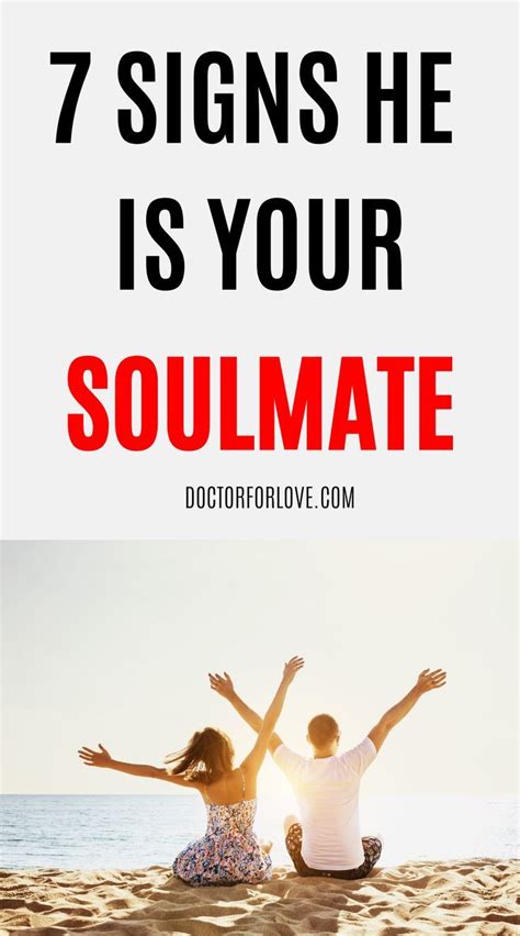 Sure Signs He Is Your Soulmate In Soulmate Meeting Your