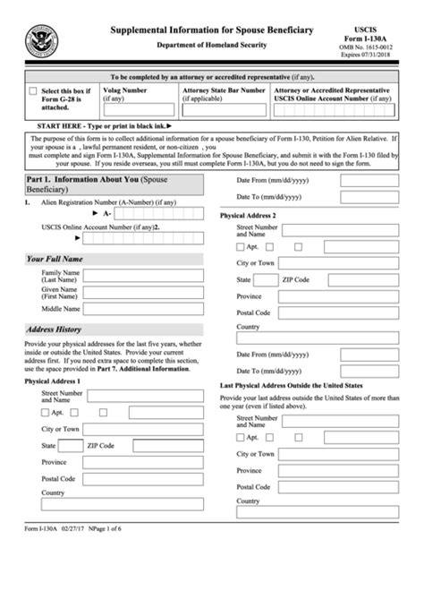 I 130a Fillable Form Printable Forms Free Online