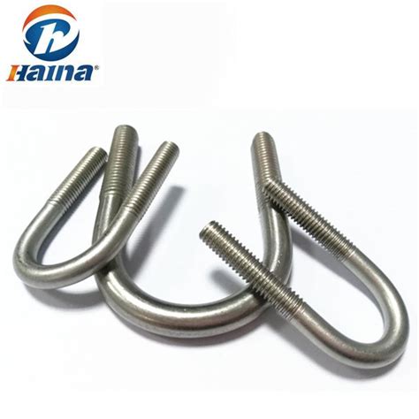 ss304 ss316 m8 m10 m12 m16 stainless steel square u bolts china u bolts and stainless steel u
