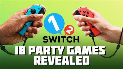 1 2 Switch 18 Party Games Revealed Nintendo Switch Youtube