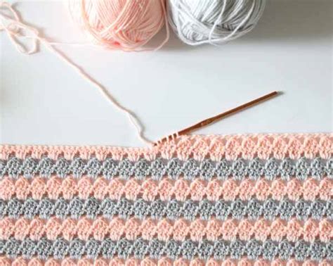 Free Pattern Beautiful But Simple Granny Baby Blanket Pattern Knit
