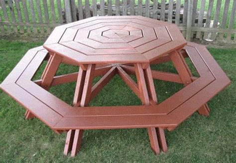 Octagonal Picnic Table Free Woodworking
