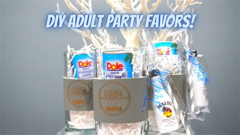 Diy Adult Party Favors Youtube