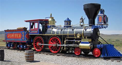 Steam Locomotives Jupiter And Union Pacific No 119 Striking Symbols