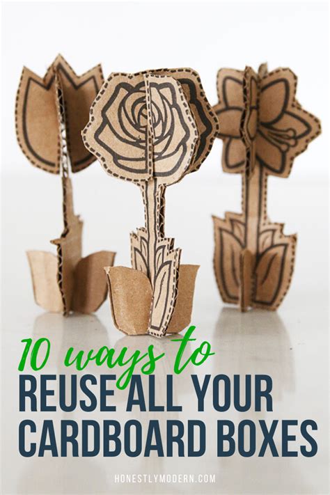 10 Fun And Easy Ways To Reuse Cardboard Boxes Honestly Modern