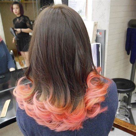 Hot Color Dip Dye Hair For All 2018 Dip Dye Hair Brunette Dip Dye