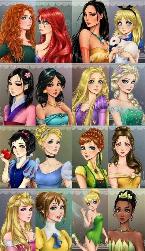 Princesas Da Disney Anime Disney Princess Anime Princesse Disney New