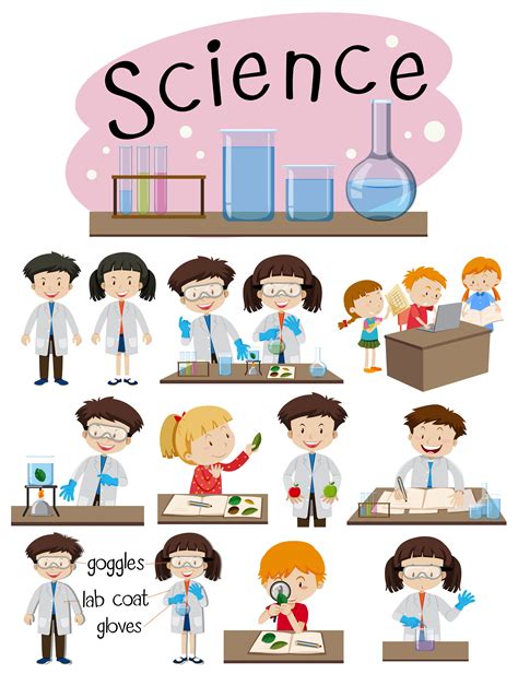 A Set of Science Education - Download Free Vectors ...