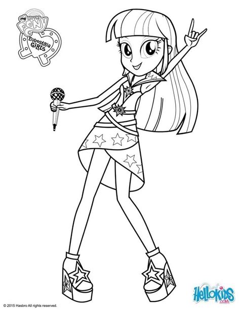 Printable my little pony twilight sparkle coloring pages. Personajes Equestria Girls Para Colorear | Paginas Para ...