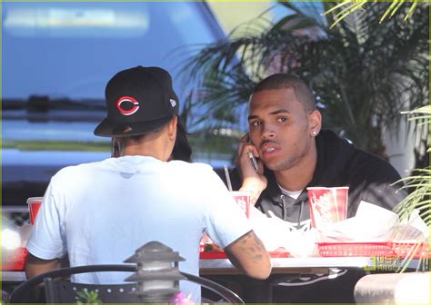 chris brown lunch break with bow wow photo 2574953 chris brown photos just jared