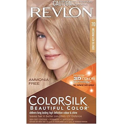 Buy Revlon Colorsilk Hair Color 70 Medium Ash Blonde 1 Each Pack Of 4