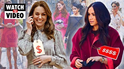 Kate Middleton And Meghan Markles Wardrobe Cost Exposed Daily Telegraph