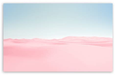 Pink Desert Blue Sky Ultra Hd Desktop Background