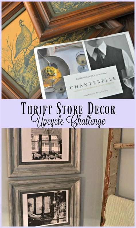 Thrift Store Decor Upcycle Challenge Picture Frame Edition Funky Home Decor Diy Home Decor
