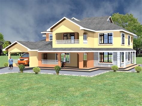 Maisonette House Plans 4 Bedroom In Kenya Hpd Consult Modern 4