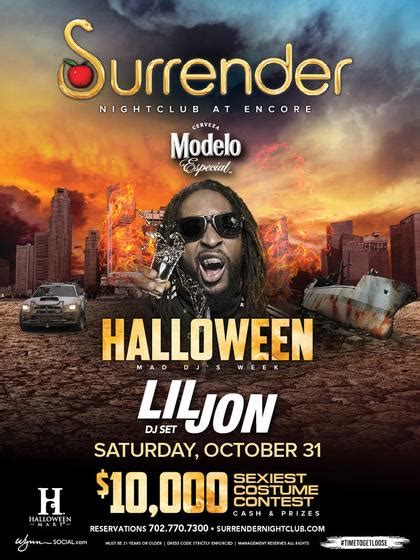 Lil Jon Halloween 10k Sexiest Costume Contest At Surrender Nightclub On Saturday October 31