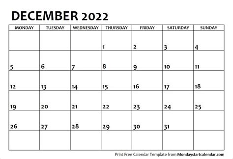 Picture Of Calendar For December 2022 June 2022 Calendar