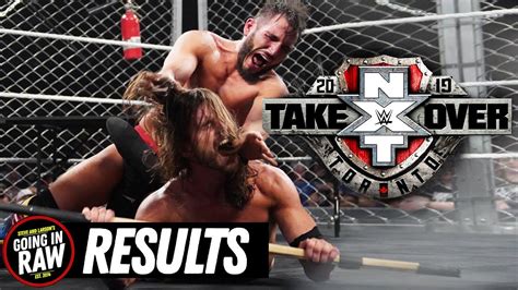 WWE NXT Takeover Toronto Full Results Review Going In Raw Pro