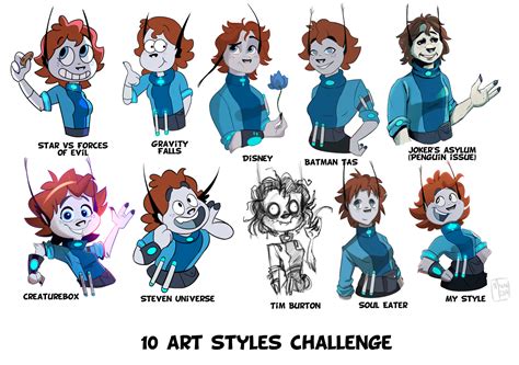 Artstation 10 Art Styles Challenge