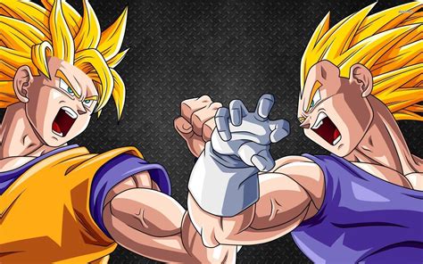 Goku Vs Majin Vegeta Dragon Ball Super Fond D Ecran Dessin Dessiner
