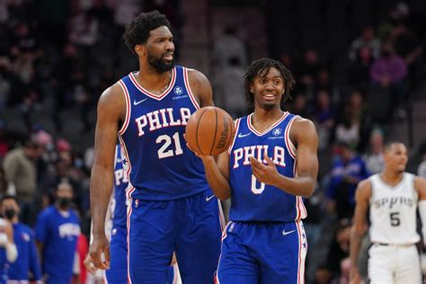 Sixers Joel Embiid Tyrese Maxey Featured In Sports Illustrateds Awards Prediction Liberty