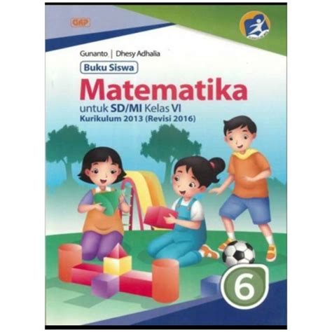Buku Matematika Kelas 6 Kurikulum 2013 Revisi 2018 Penerbit Erlangga