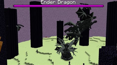 overpowered minecraft ep 3 makes a end portal and defeats 25 ender dragons at once hard