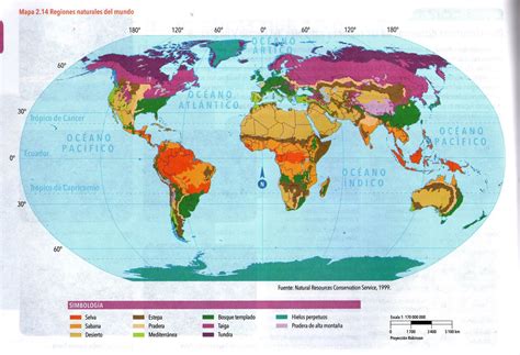 Geografía De México Y Del Mundo Las Regiones Naturales