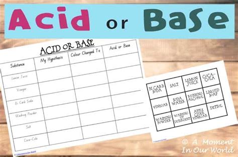 These worksheets work on understanding the properties of acids and bases in a chemistry based environment. Pinterest