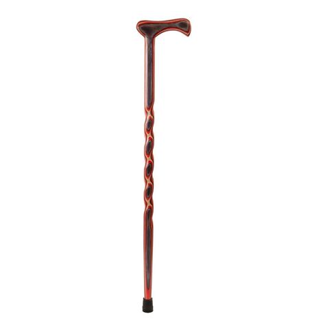 Brazos Walking Sticks 50 In Twisted Color Wood Walking Stick 602 3000