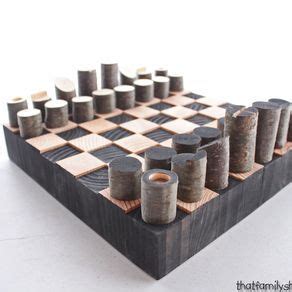 The game of chess is possibly the best time pass while on an extended voyage or journey, but you cannot move your bulky chess sets with you all the time. Modern, Minimalist Rustic Chess Set, Wood Log Branch ...