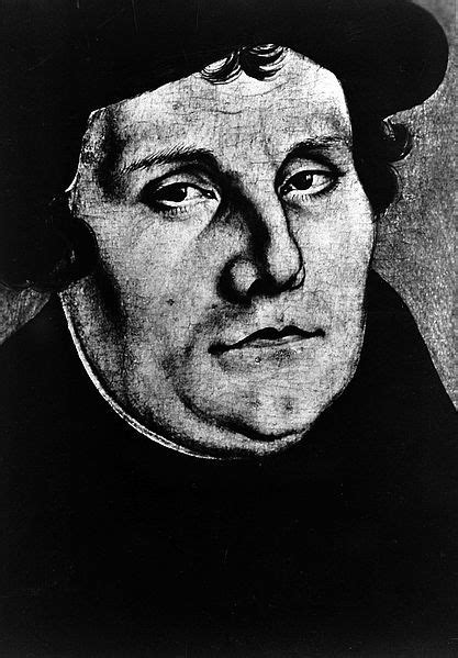 Filemartin Luther As A Monk By Lukas Cranach From A Postcard Wellcome