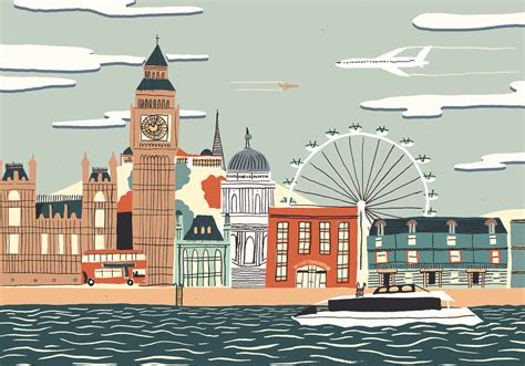 Vintage Style Illustrations Of Famous Cities By Sam Brewster Wanderarti