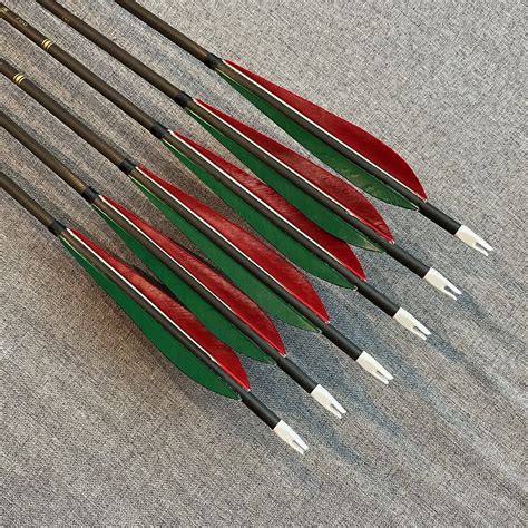 Alibow 100 Pure Carbon Arrows Archery Carbon Shaft Arrows Spine 300