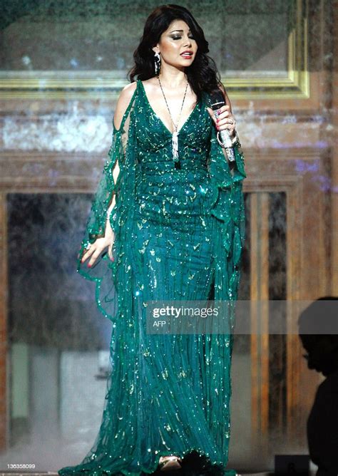 Lebanese Singer Haifa Wehbe Performs In Manama On April 30 2008