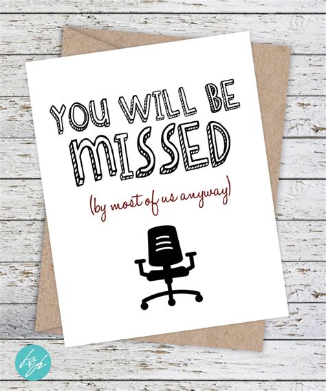 Co To Znaczy Miss You - We Will Miss You Cards For Coworker Printable Free | Free Printable