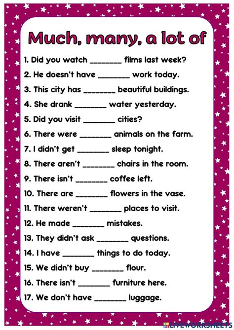 Grammar Exercises Things To Do Today How To Get Sleep Online