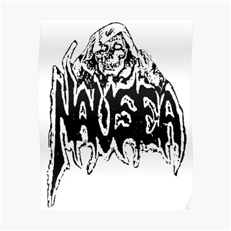 Nausea Band Poster For Sale By Neonlucifer Redbubble