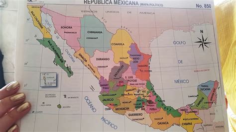 El Truco De Mapa Del Estado De Mexico Con Nombres A Color Del Que Nadie