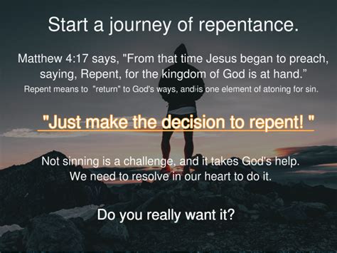 Day 1 Repentance Is A Choice Preparing For The Messianic Kingdom
