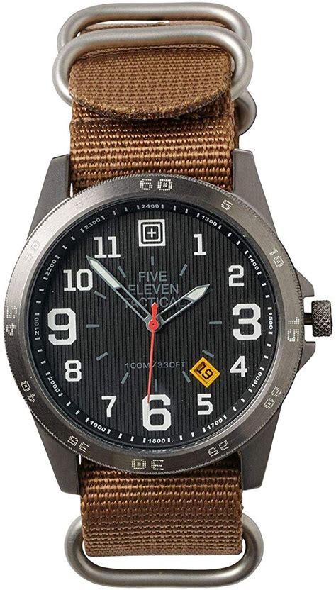5 11 tactical men s field water resistant military watch style 50513 military watches
