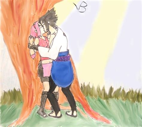 Sasuke Sakura Tree Kiss By Vbsuper Sama On Deviantart