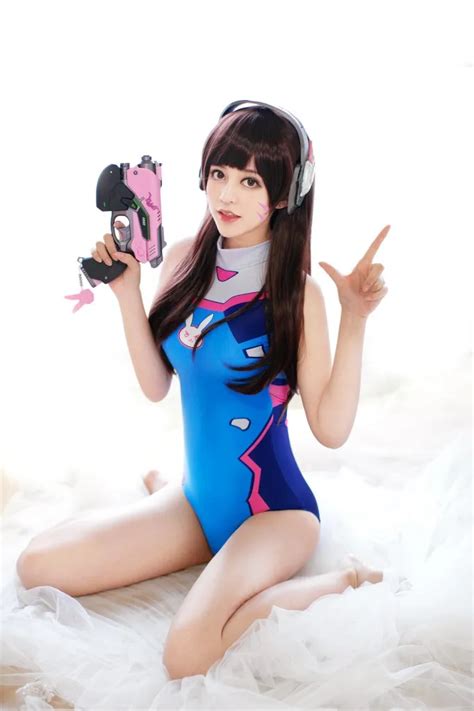 High Quality 2017 New Dva Sexy Costume Ow Character Dva Lovely Cosplay