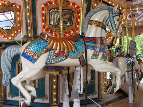 Free Images Vintage Retro Amusement Park Carousel Leisure