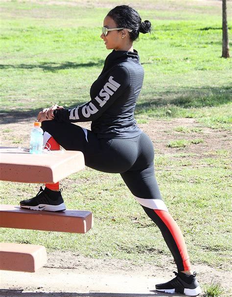 Basketball Wives Draya Shows Off Her Flexibility As She Stretches